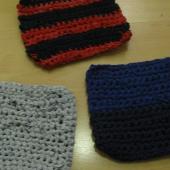 Crocheted squares
