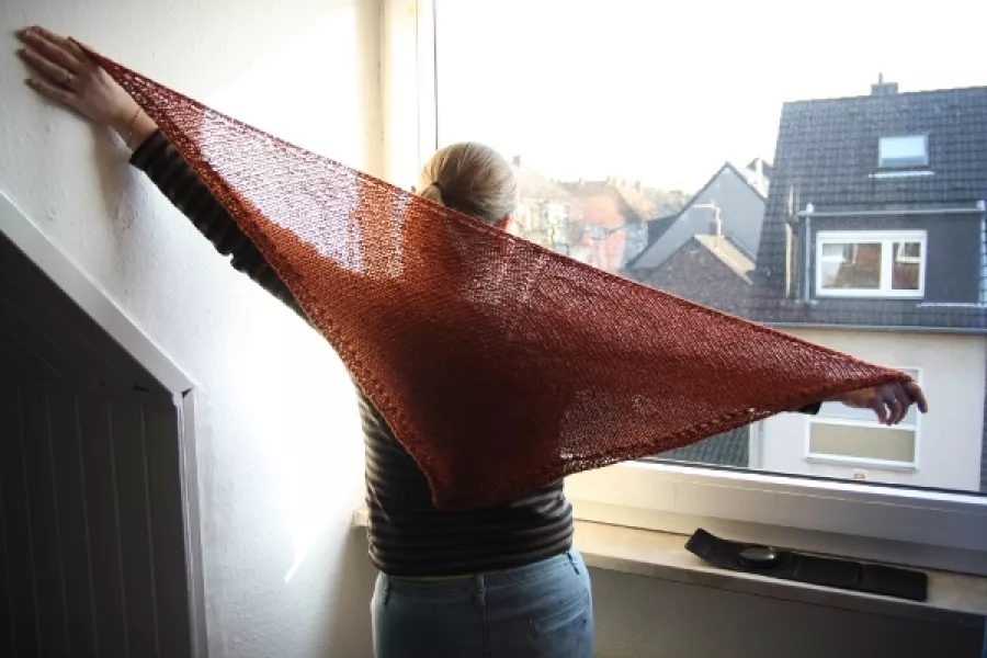 Alpaca shawl