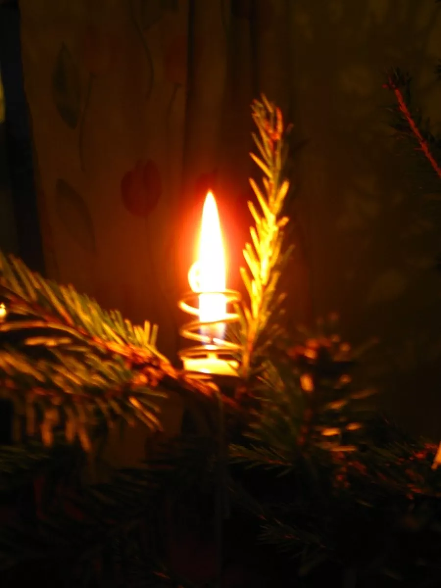 Candle from my Mum's Chritmas Tree