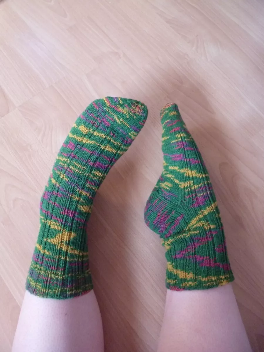 Green socks