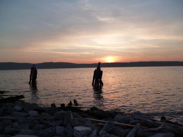 Sunset on Hudson River