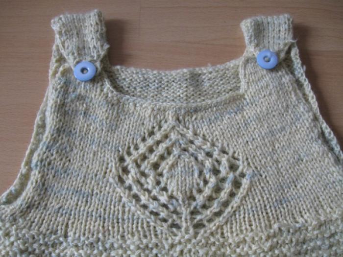 Baby Bag with crochet edging