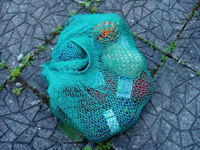 Emerald String Bag