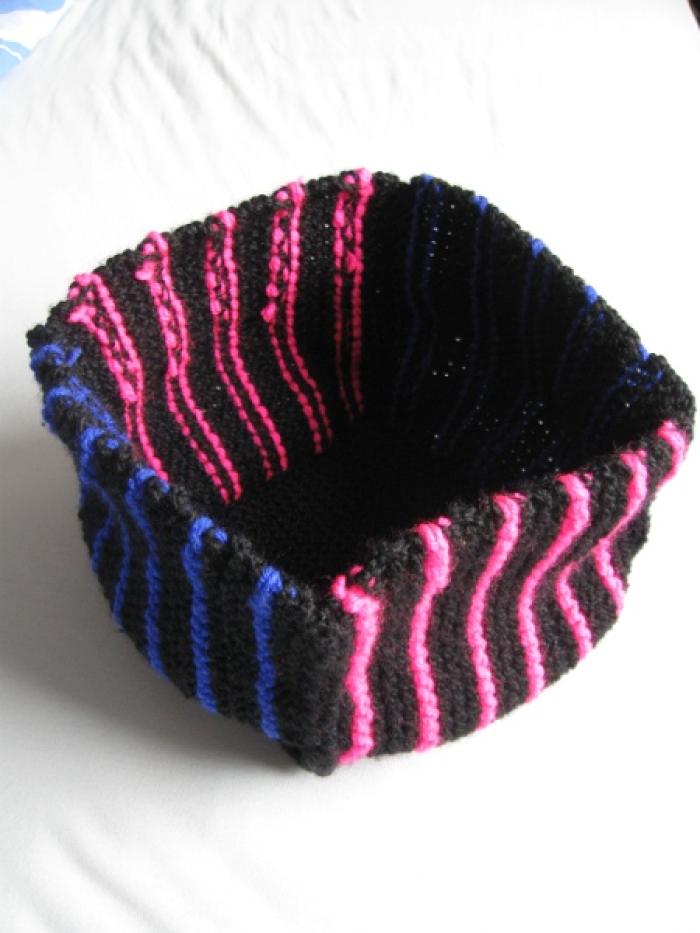 Striped basket