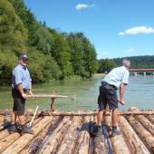 Rafters on the Isar