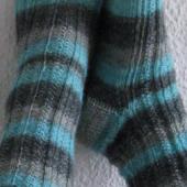 Ribbed Moss Ripple Socks