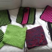 Squares knit on a Saturday